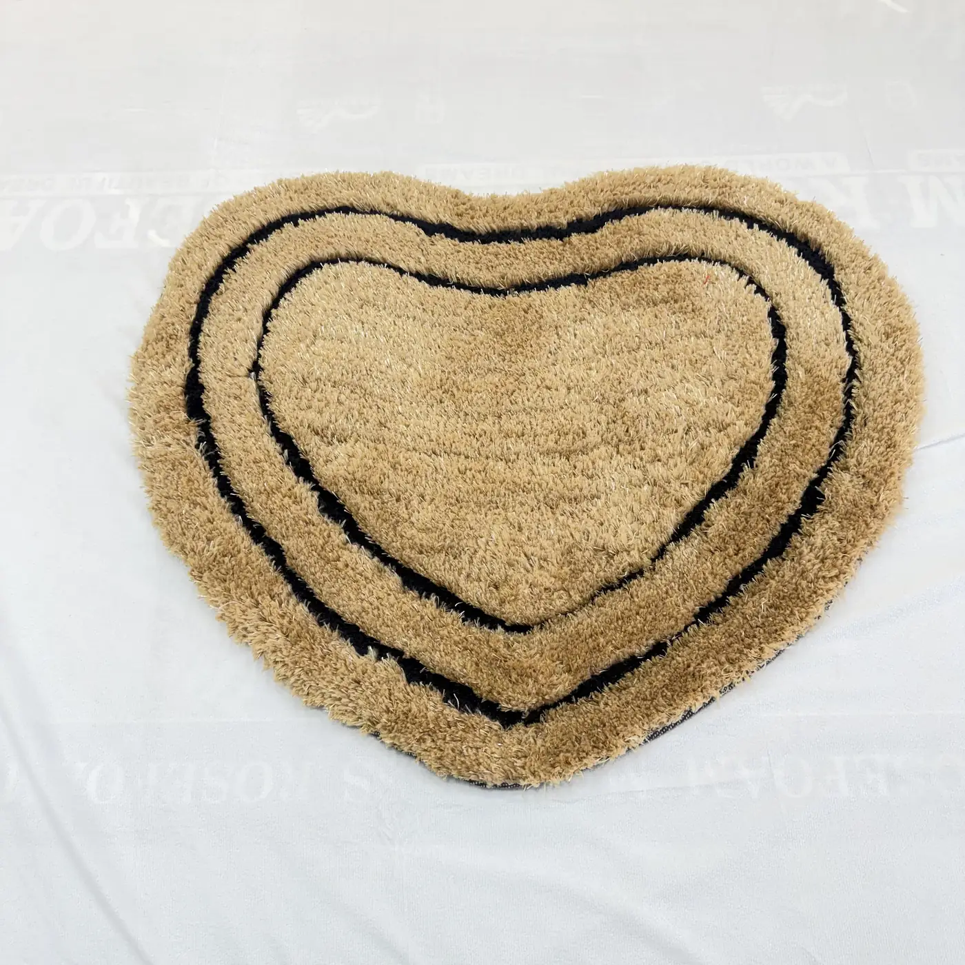 Heart-Shaped Door Mat