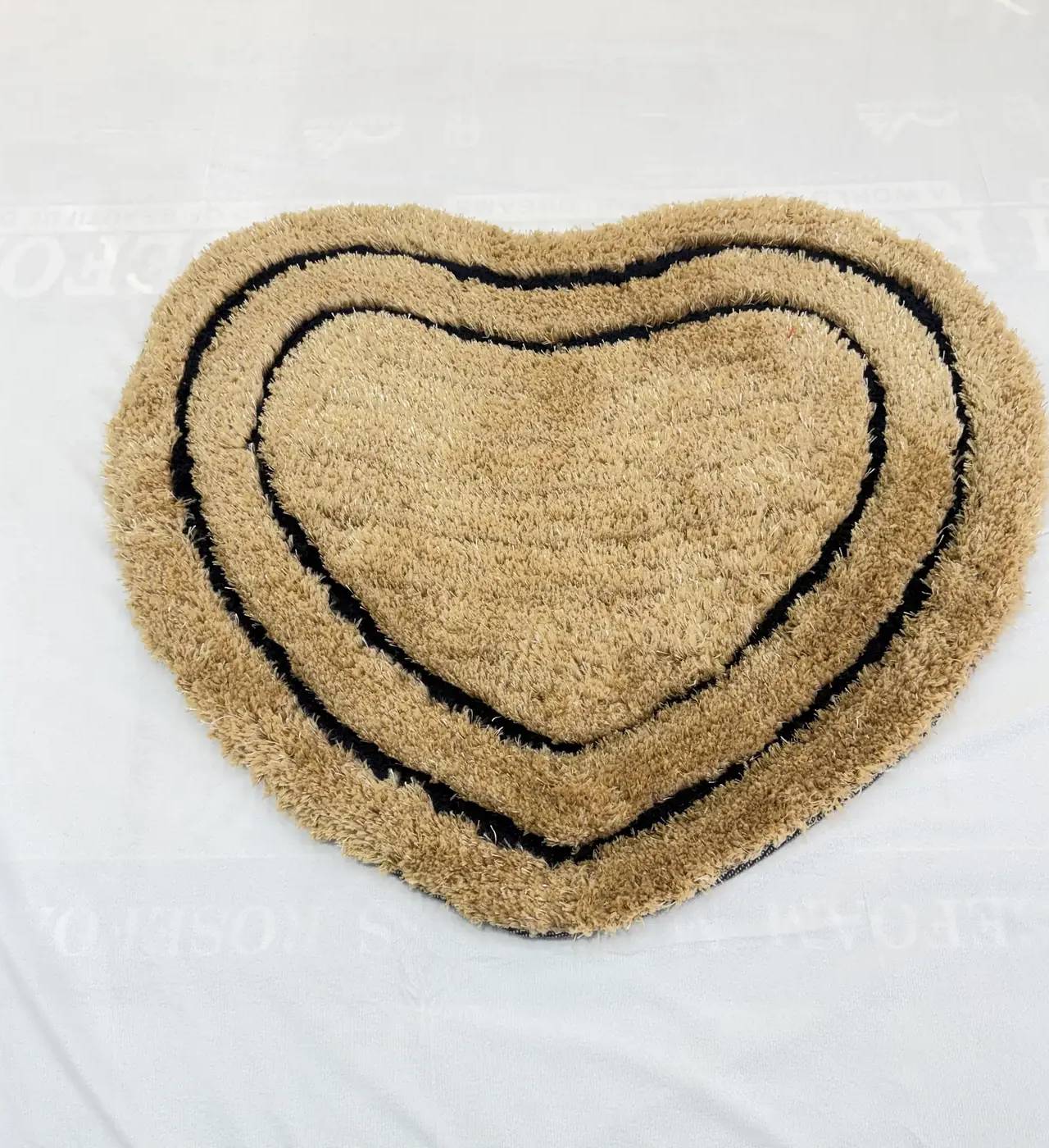 Heart-Shaped Door Mat